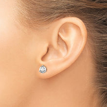 Load image into Gallery viewer, 14kt Gold Lab-Grown Diamond Studs (3 Prongs)
